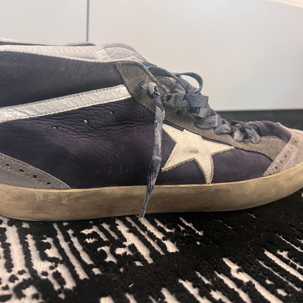 GGDB Golden Goose MIDSTAR Men's 45, 11 Gray and Blue Sneakers - Picture 2 of 9